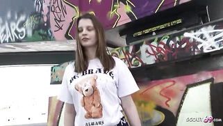 GERMAN SCOUT - Anal Casting Skylar Sweet