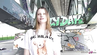 GERMAN SCOUT - Anal Casting Skylar Sweet