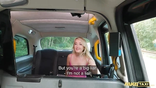 Fake Taxi Beautiful blonde enjoys a ride on a big cock in a taxi
