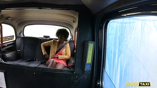 Fake Taxi African Black Queen Rides Huge Thick Dick