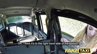 Fake Taxi Little Kylie was fucked thru her tights and cummed in her ass