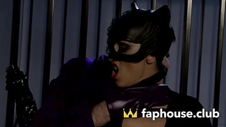 XXX-Crazy Woman Lets Joker Do Some Hardcore Threesome Facial!