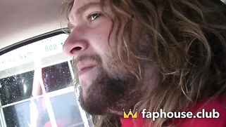 Sizzling blondie bombshell receives an explosive popshot on her juicy tits!