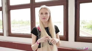 GERMAN SCOUT - Skinny Teen Nela Decker