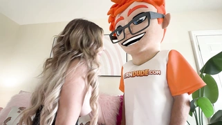 Aspen Woods' Riding Makes Stepbro Explode in a Cumshot Forbidden Romp!