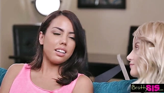 Step Sis "You wanna act like a baby, then you can suck my titties like a baby"