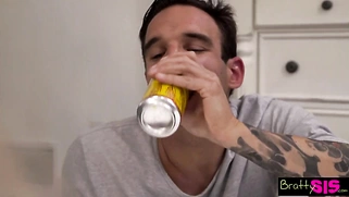 Loser Game Gets Her Big Step Brother's Big Cock!