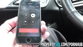 Big ass Latina realtor tricked by pervert into making sex tape