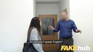 Hardcore Desk Fucks Petite Italian Babe Giorgia Roma at Casting