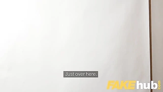 Cute pink pussy licked and fucked in a hardcore casting