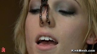 Blonde in Public Stocks [censored]