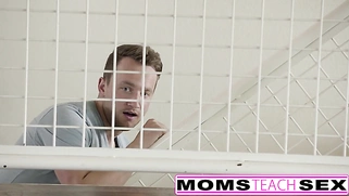 Fucking a big-titted stepmom