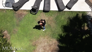 Romantic Ebony MILF Tina Fire Sex with Stud