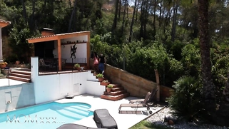 Romantic Ebony MILF Tina Fire Sex with Stud