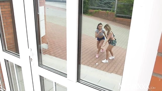 Mom Huge natural tits businesswoman MILF wild threesome with teen