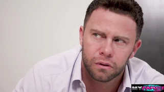 Comforting my stepmom by licking and fucking her