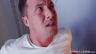 Big breasted Amia Miley does sexy selfies on her smartphone