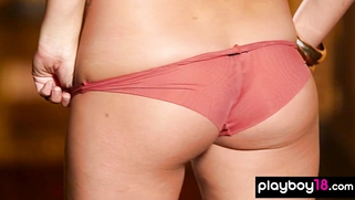 Asian teen reveals her nipple piercings