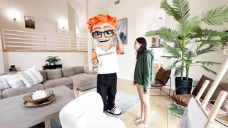 Petite Mia River Handjob, Footjob, Then Begs for My Big Dick Facial