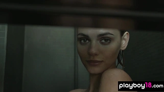 Nudeteen Lilit Arial relaxing in hammock