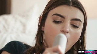 Caught my stepdaughter touching her self again