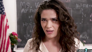 MILF teacher giving a dirty anal lesson