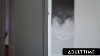 Sex phone operator Kimmy Kimm CATCHES her roommate SPYING on her masturbating and CAN'T RESIST FUCKING!