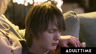 PAWG Stepmom Spencer Scott offers her MILF pussy to her protected stepson!