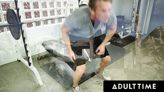 Teen stepsister Carly Gray tricks her older stepbrother into an intimate sex massage!