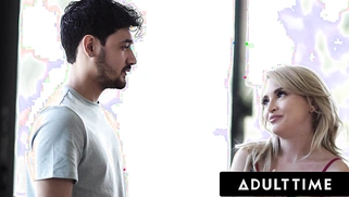 Tattooed teen Lola Fae TRIES TO BE QUIET while squirting on a big dick during sneaky sex