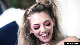 Lily Larimar teaches her best friend Lainey Grey how to kiss and eat pussy!