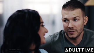 Boastful Stepson Double Penetrates Sexy Stepmom Sheena Ryder with His BFF!