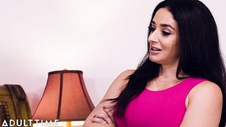 Sheena Ryder Gives Guilty Husband A Handjob While Fucking Secretary Natalia Queen