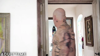 Horny Rachel Cavalli and Everly Hayes caught masturbating by Derrick Pierce!