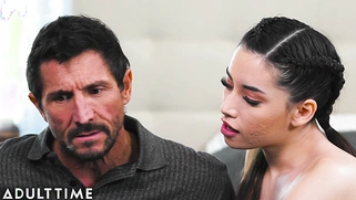 Stepdad Caught Her Playing with Her Pussy!