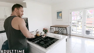 You, your wife and stepbrother from a first-person perspective