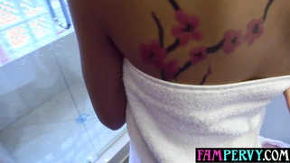 Asian teen wants to get daddys big dick