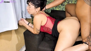 Job interview, did she do everything for the job? - Her real orgasm at the end full v