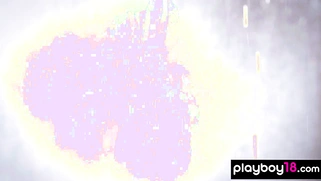 Totally sultry teen drops of her bikini