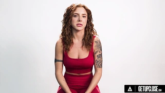 How women experience orgasm with red-haired Lumi Ray with big breasts! SOLO FEMALE MASTURBATION! FULL SCENE