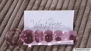 Lesbian brunettes puts dildo inside their assholes