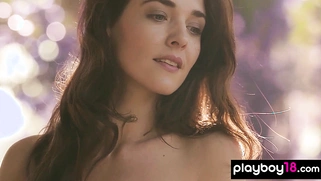 Lovely Bianka reveals her sweet pussy