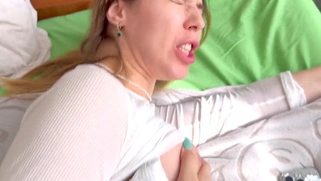 Hot Big Natural Tits Stepmother Squirts On Huge Cock