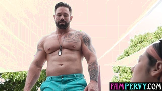 Latina stepdaughter creamed and fucked