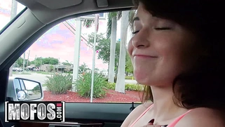 Curvy Paw Callie Haze Gets Picked Up by Pervert