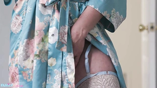 Big Tit MILF Stepmom Sucks Out All His Cum