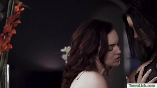 College babe sits on teachers face to pass