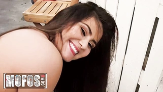 Gabriella Caprice is a hot girl with a sexy body that makes Sean Lawless want her more