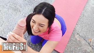 Hardcore Outdoor Fucking at the Dam With Gorgeous Babe Annie Reyes and Jordi Al