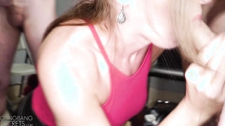 That's it Ivy, let's do a BLOWBANG!